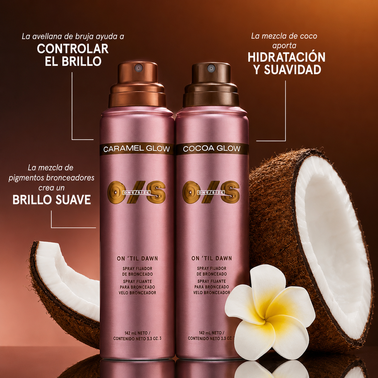 One Size Bronze Setting Spray
