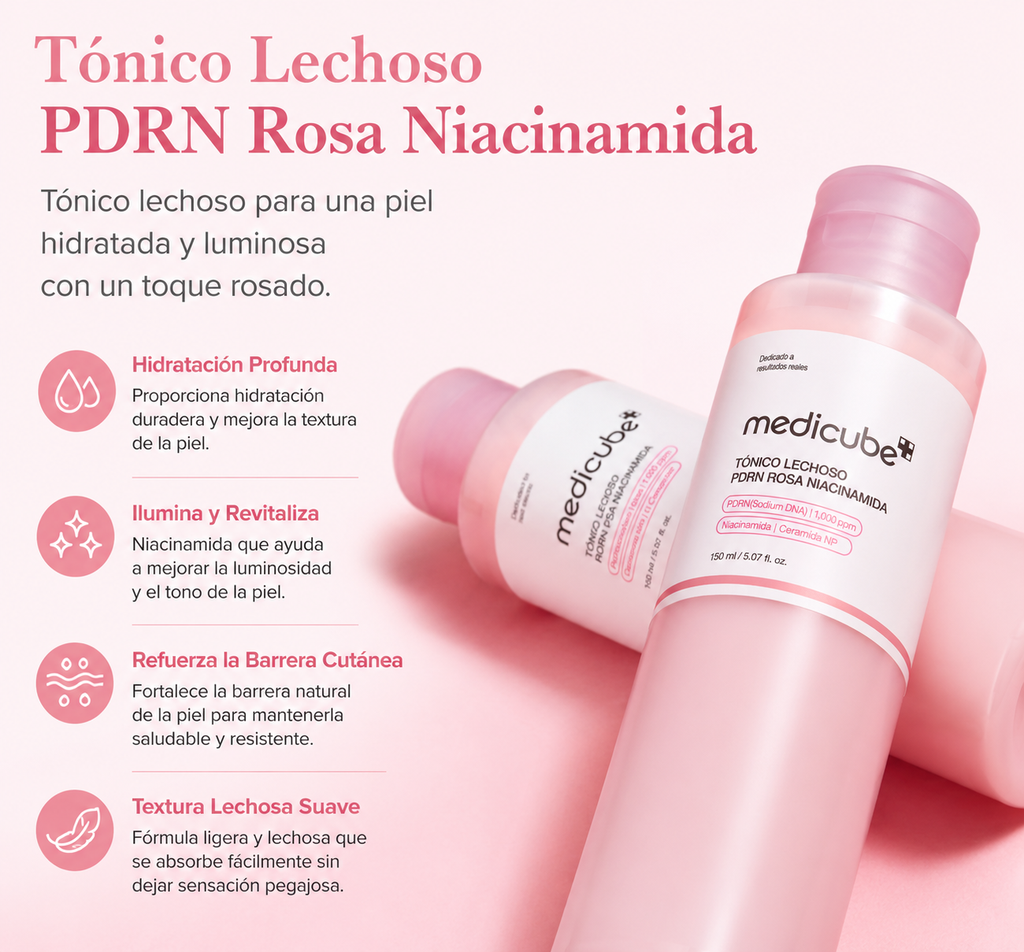 Medicube Tónico Niacinamida Pink Peptide