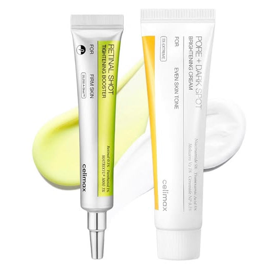 Celimax Retinal shot & pore dark spot cream set