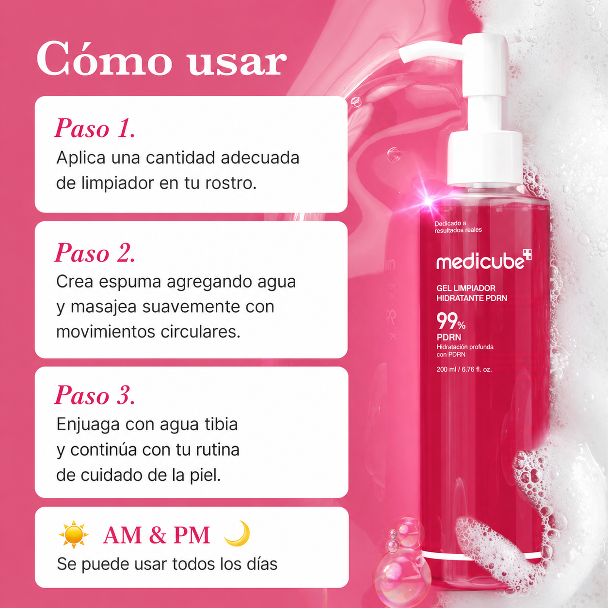 Medicube PDRN Pink Gel Cleanser