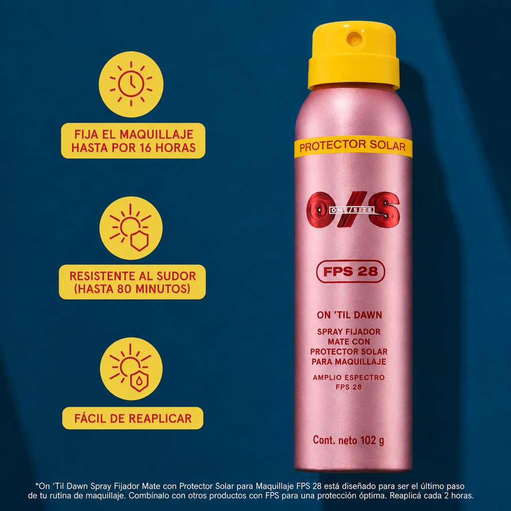 One Size Setting Spray con SPF 28
