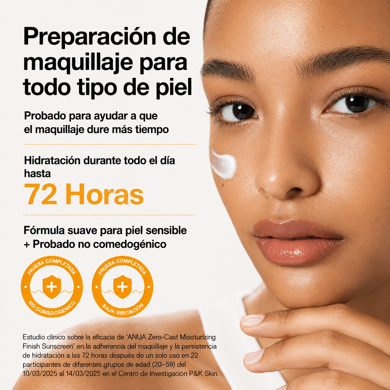 Anua Moisturizing Finish Sunscreen