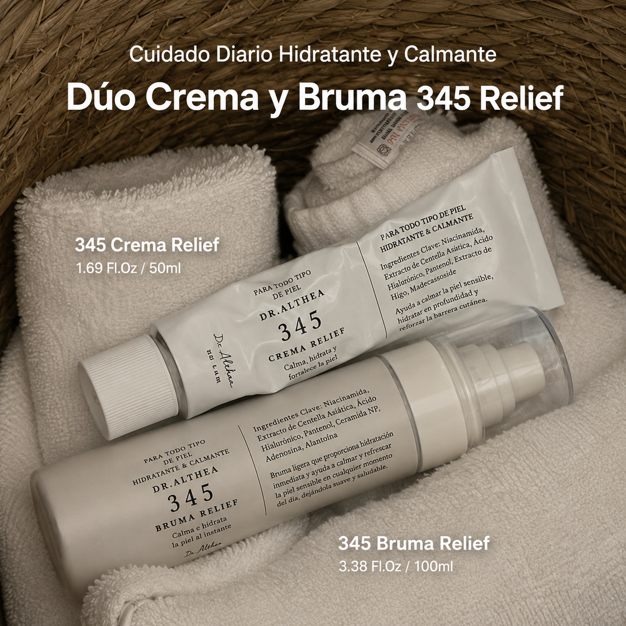 Dr Althea 345 Relief Cream & Mist Duo