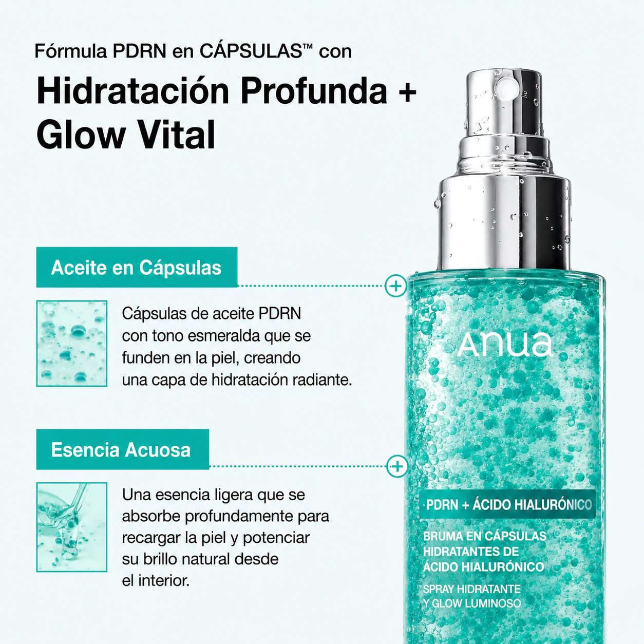 Anua PDRN Glow Facial Serum Spray