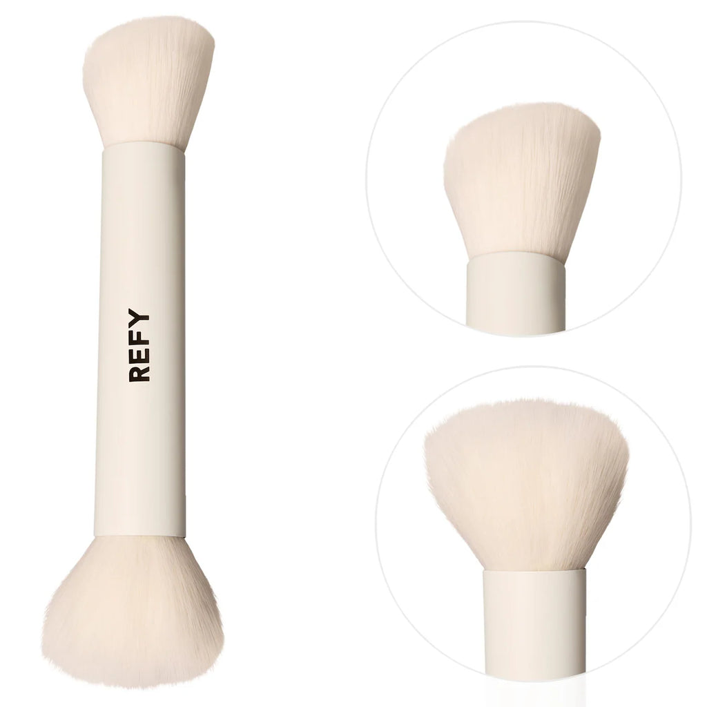 Refy Brocha Doble para Liquid Blush y Bronzer