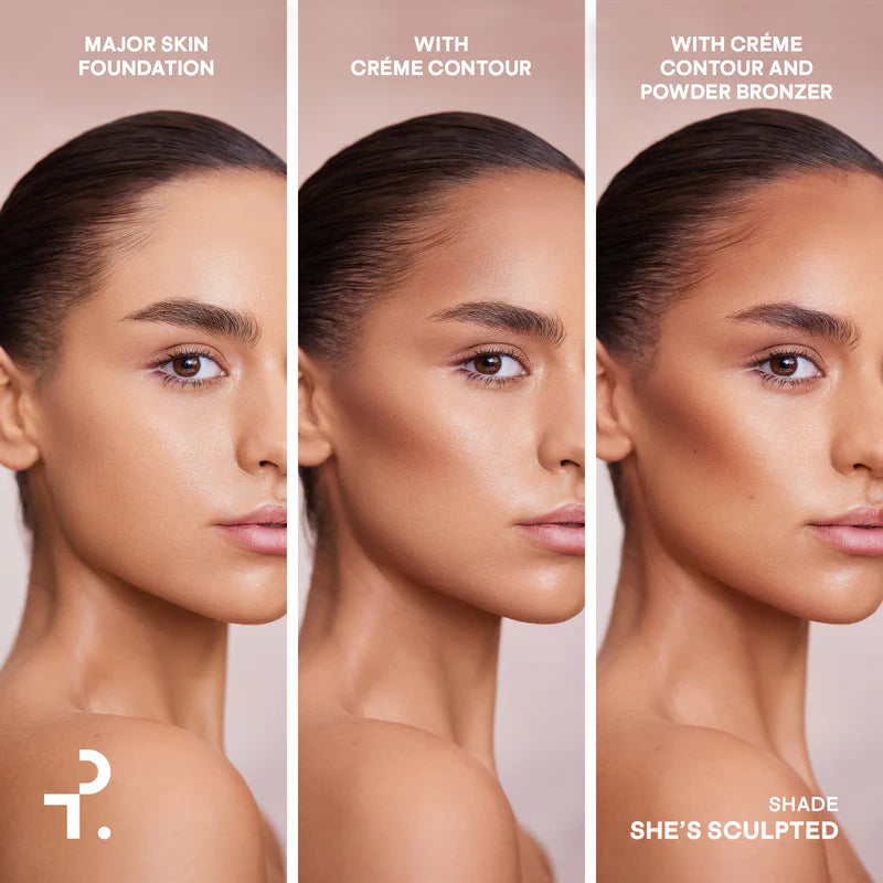 Patrick Ta Dúo Major Sculpt de contorno en crema y bronzer en polvo